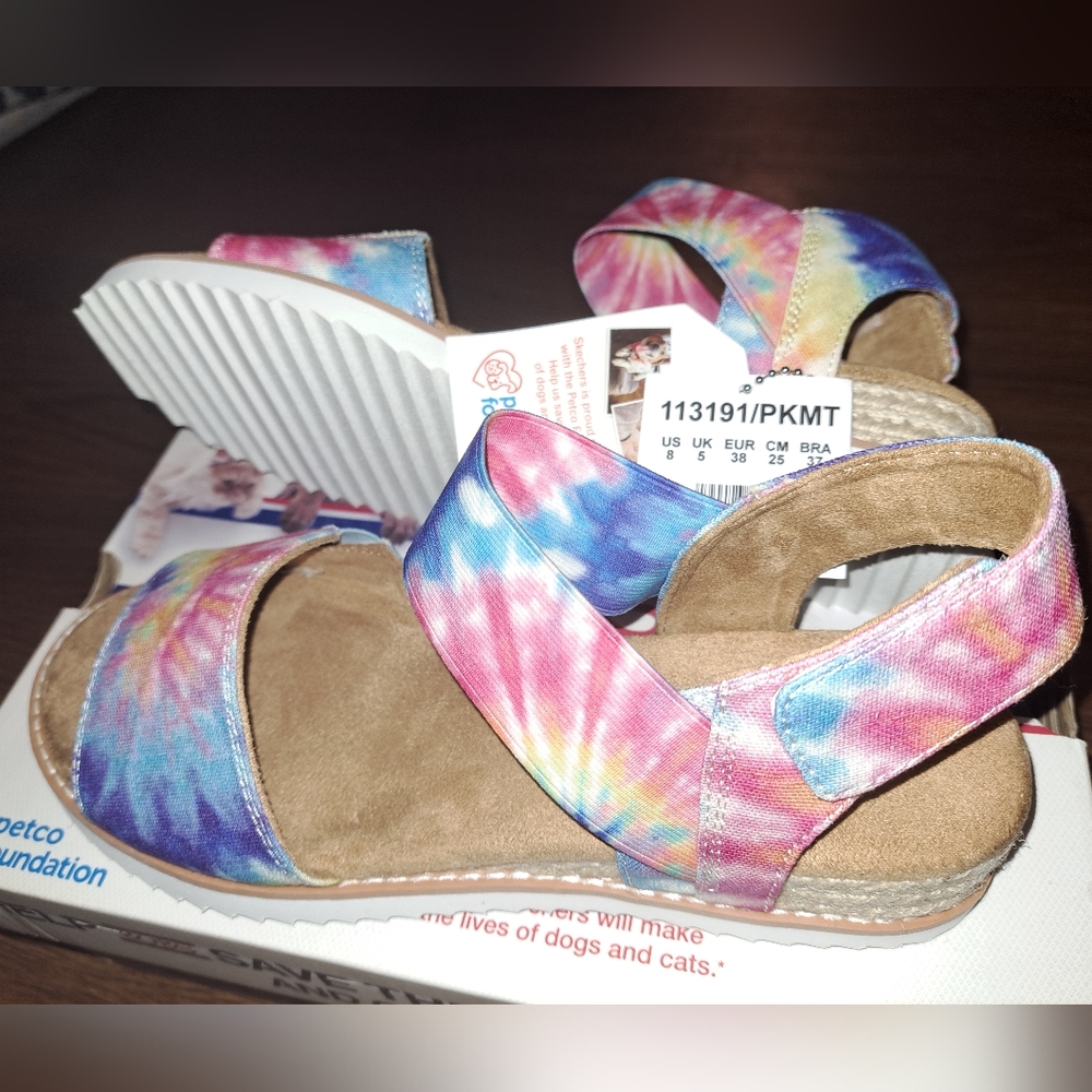 NWT-Skechers memory foam wedge sandals - Picture 13 of 15